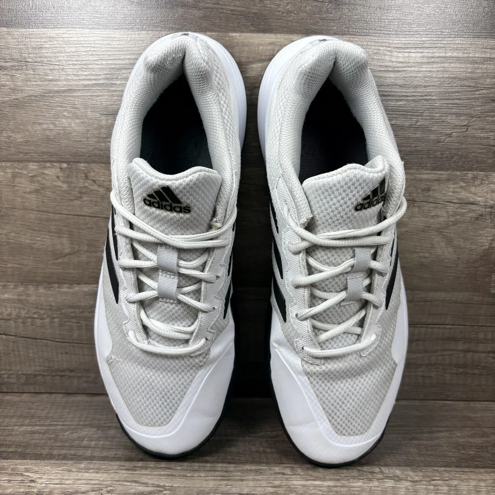 Adidas GameCourt 2 White Black Mens US Size 9.5 EUR 43.3 GW2991 Sneakers